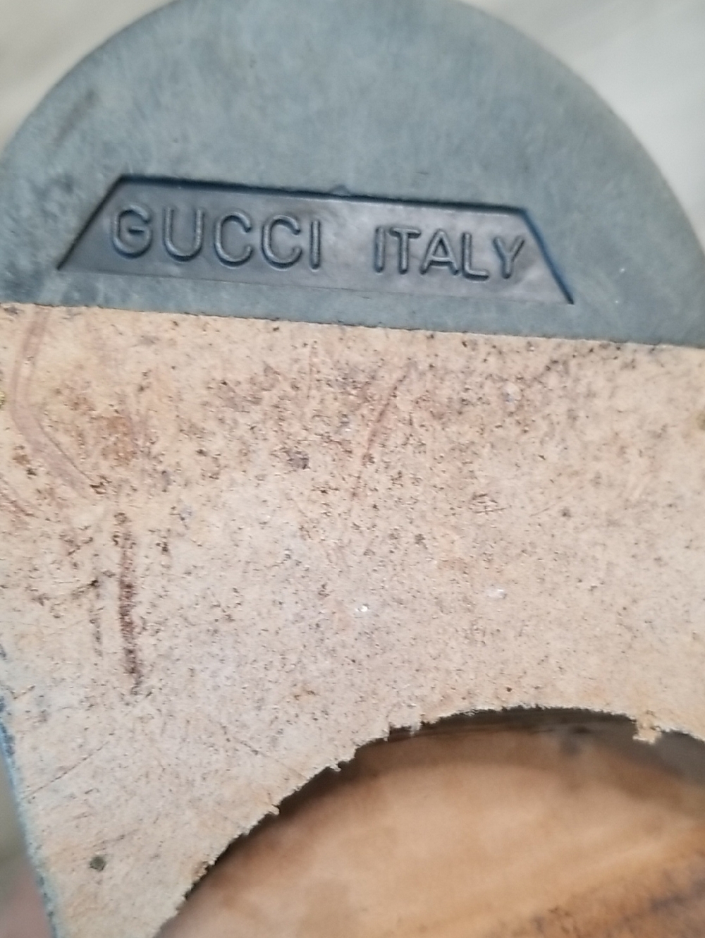 GUCCI mens mid calf leather boots size 11.  EUC - Picture 4 of 5